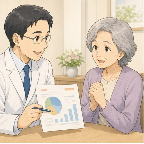 費用目安の白内障説明イラスト